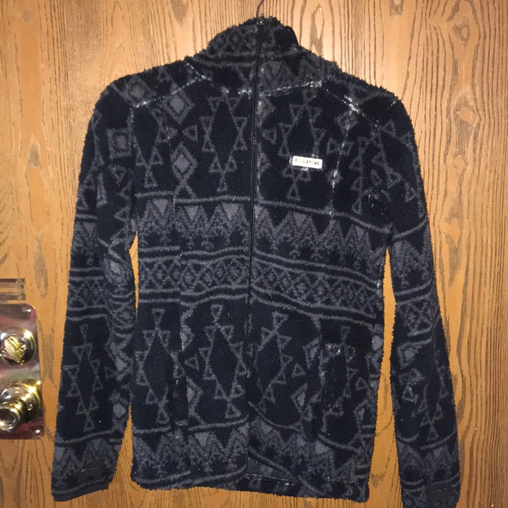 black & grey billabong jacket